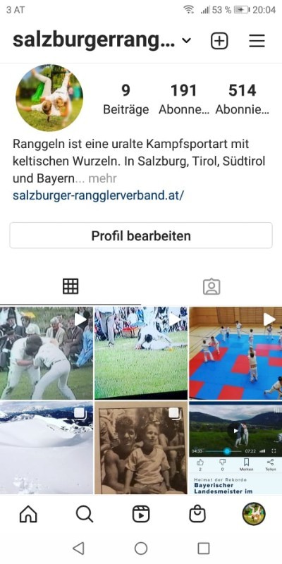 Die Salzburger Ranggler auf Instagram