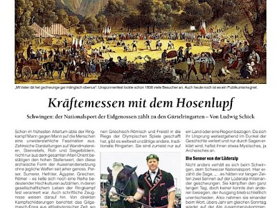 Zum Bericht: Historische Artikel von Ludwig Schick